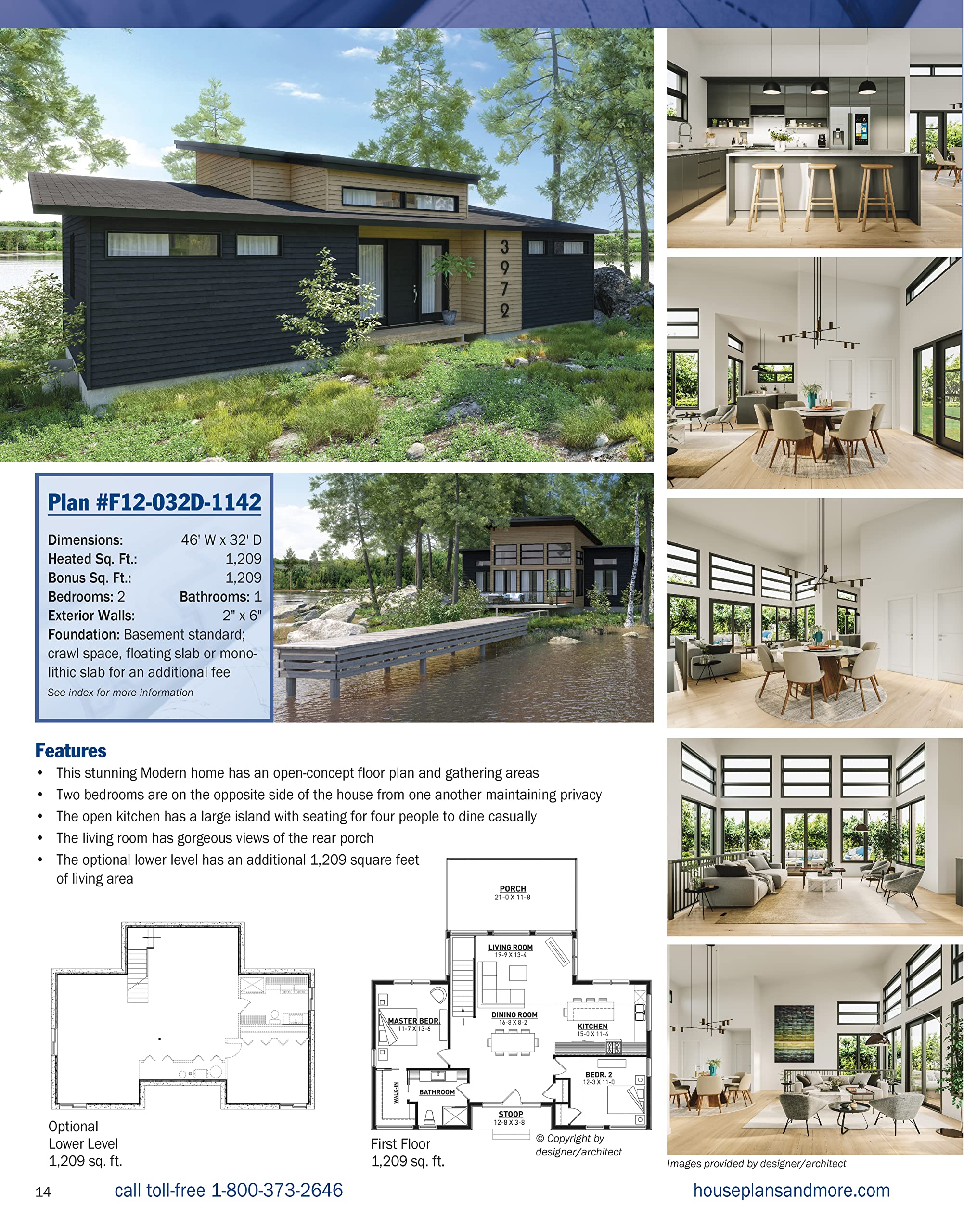 Ultimate Waterfront Home Plans: 179 Designs Ideal for Personal, Family, and Company Retreats (Creative Homeowner) Bungalows, Multi-Master Suites, Modern, and More Homes Designed for Waterside Sites