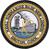 Naval Submarine Base New London Groton Connecticut Collectible Novelty Patch