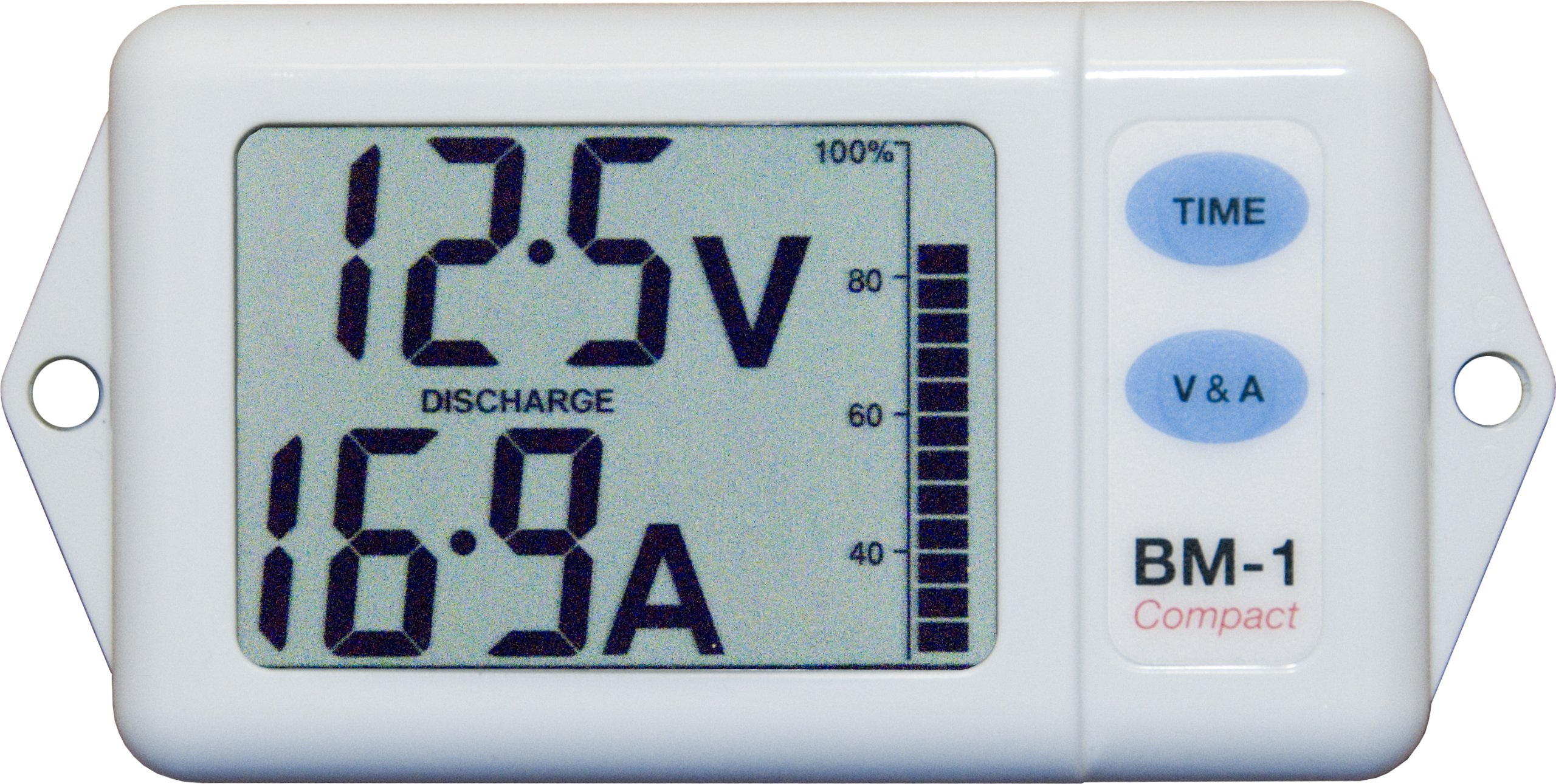 Nasa Compact Battery Monitor - White