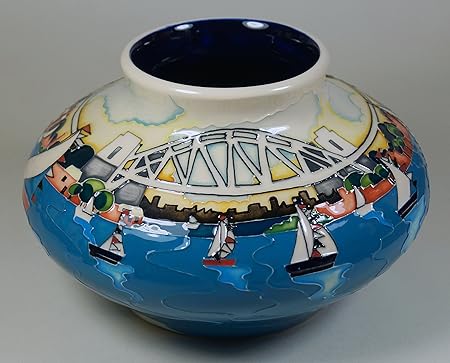 Moorcroft Pottery Australian Sydney Harbour Farm Cove Queen