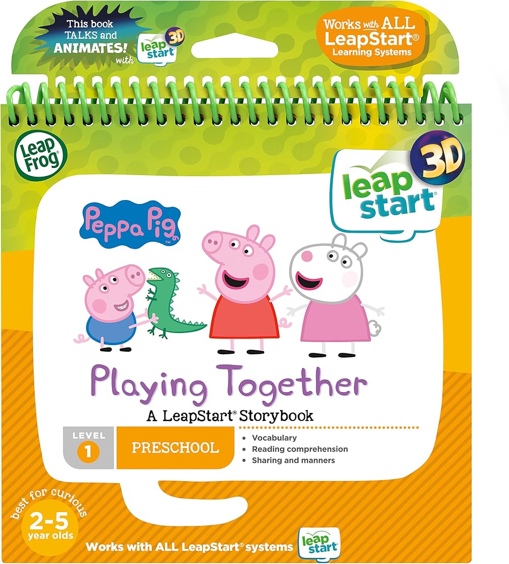 LeapFrog LeapStart Nursery Peppa Pig Story Book 3D Enhanced