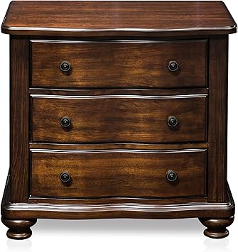 Amazon Com Furniture Of America Averia Traditional Nightstand Brown Cherry Furniture Decor