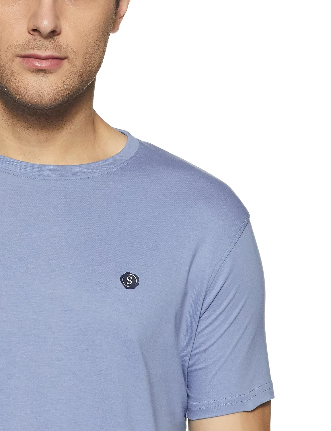 symbol amazon brand men's cotton round neck t-shirt