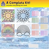 Purple Ladybug SunGemmers Suncatcher Kit Kids 5+ No-M mess Craft Set view 4