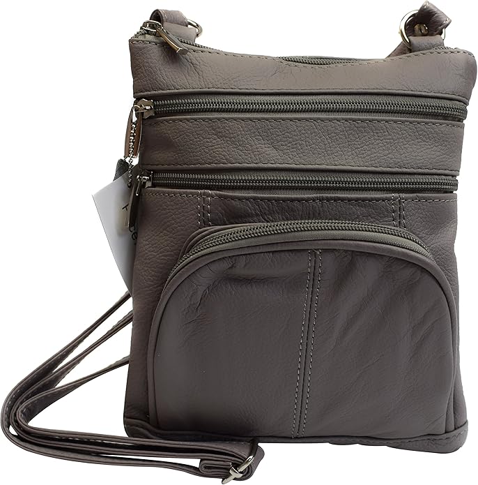 Women's Leather Shoulder Bag Handbag Purse Cross Body Organizer Wallet