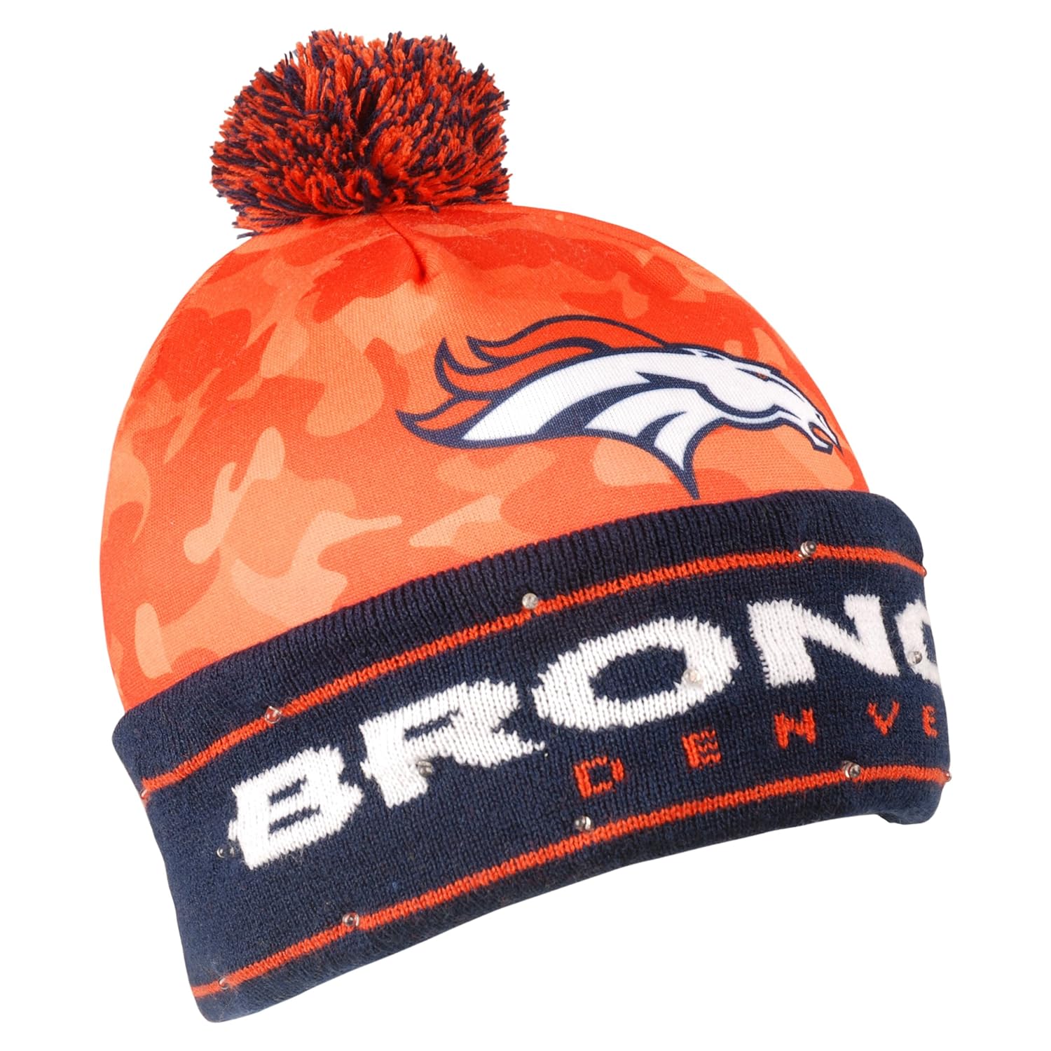 Forever Collectibles NFL Team Camouflage Light UP Printed Beanie Pick Your Favorite Team