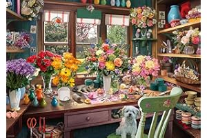 Ravensburger Flower Arranger's Shed 1000 Piece Puzzle for Adults
