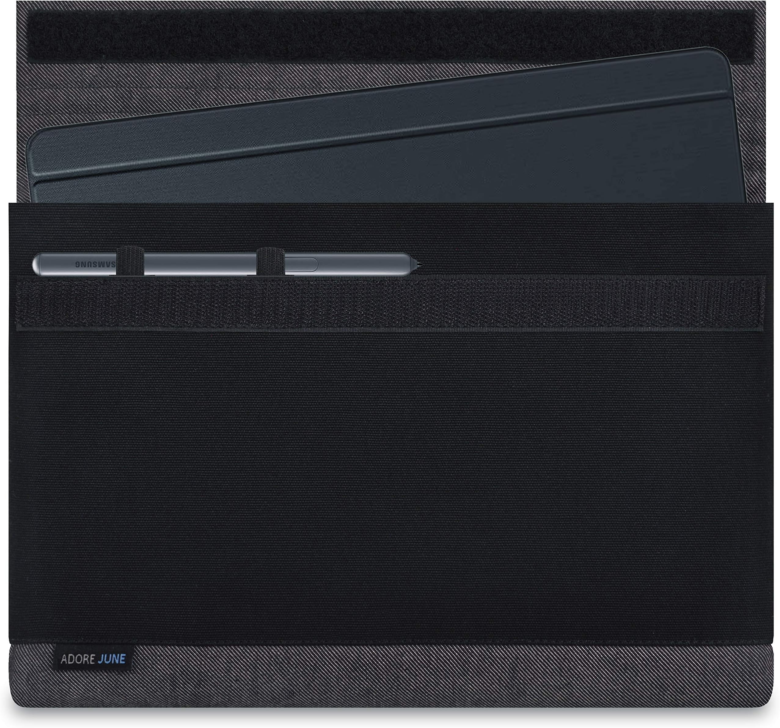 Adore June 10.5 Inch Bold Grey/Black Case compatible with Samsung Galaxy Tab S6, with Samsung S-Pen Holder