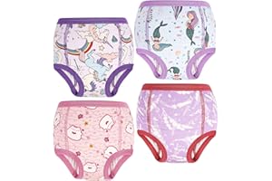 MOEMOE BABY Training Underwear Absorbent Cotton Potty Training Pants for Boys and Girls 2–9 Years