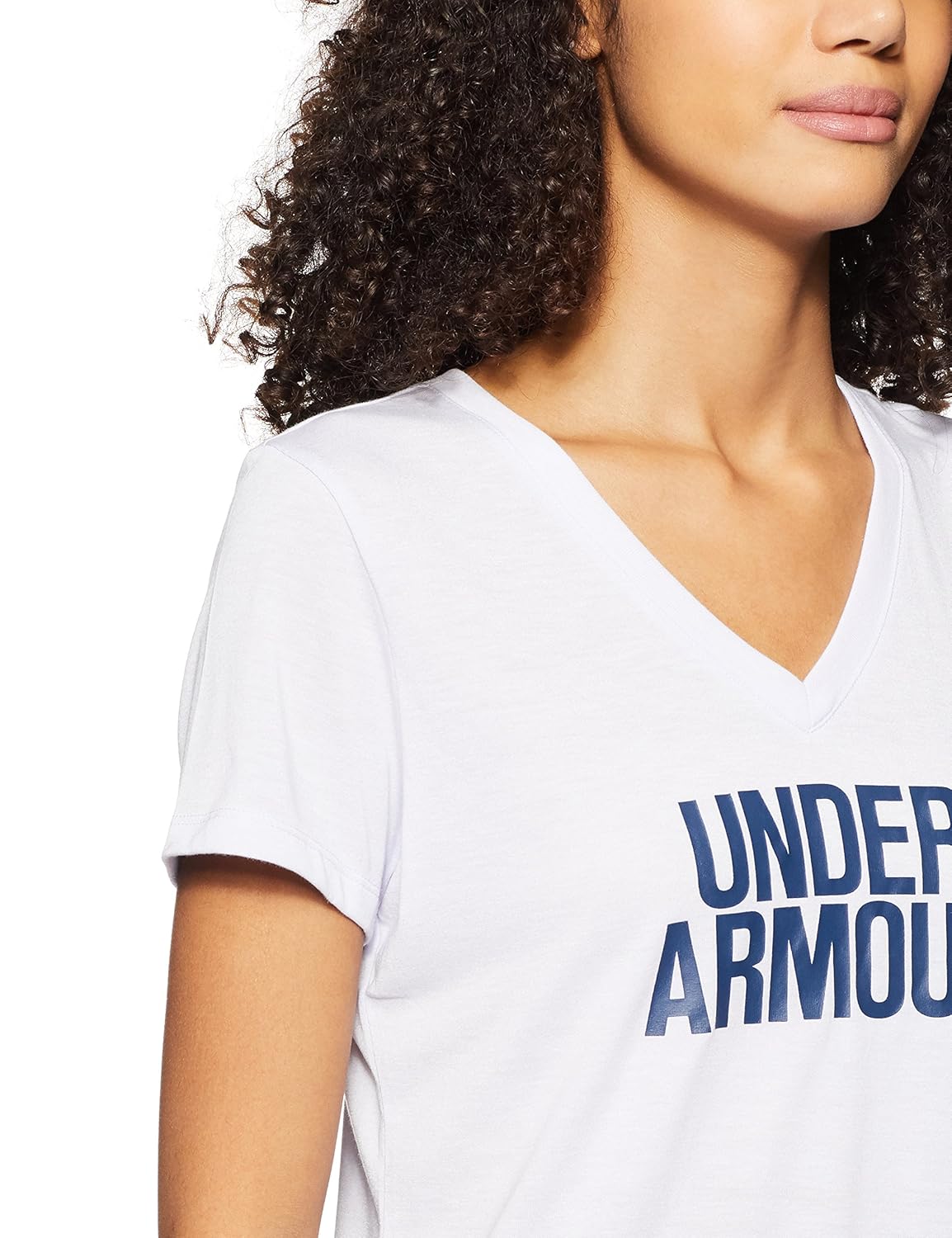 under armour threadborne train wood mark women's sports t-shirt