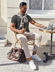 COOFANDY Mens Tshirts Henley Cotton Basic tee Beach