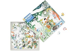 Adult Sustainable Jigsaw Puzzle Moomin: A Dangerous Journey: 1000-pieces. Ethical, Sustainable, Earth-Friendly