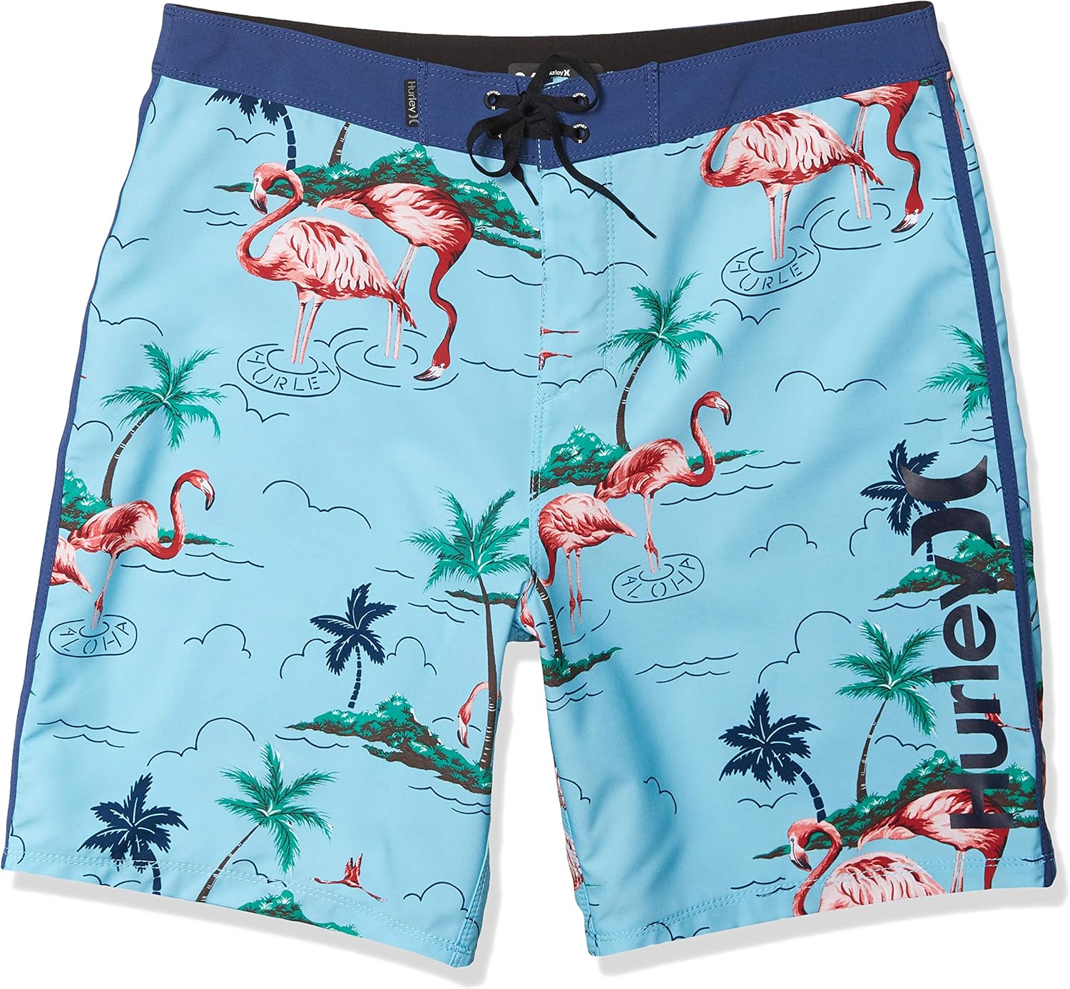 hurley flamingo board shorts