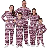 FOCO NCAA unisex-adult Ncaa College Team Ugly Pattern Matching Set Family Holiday Pajamas