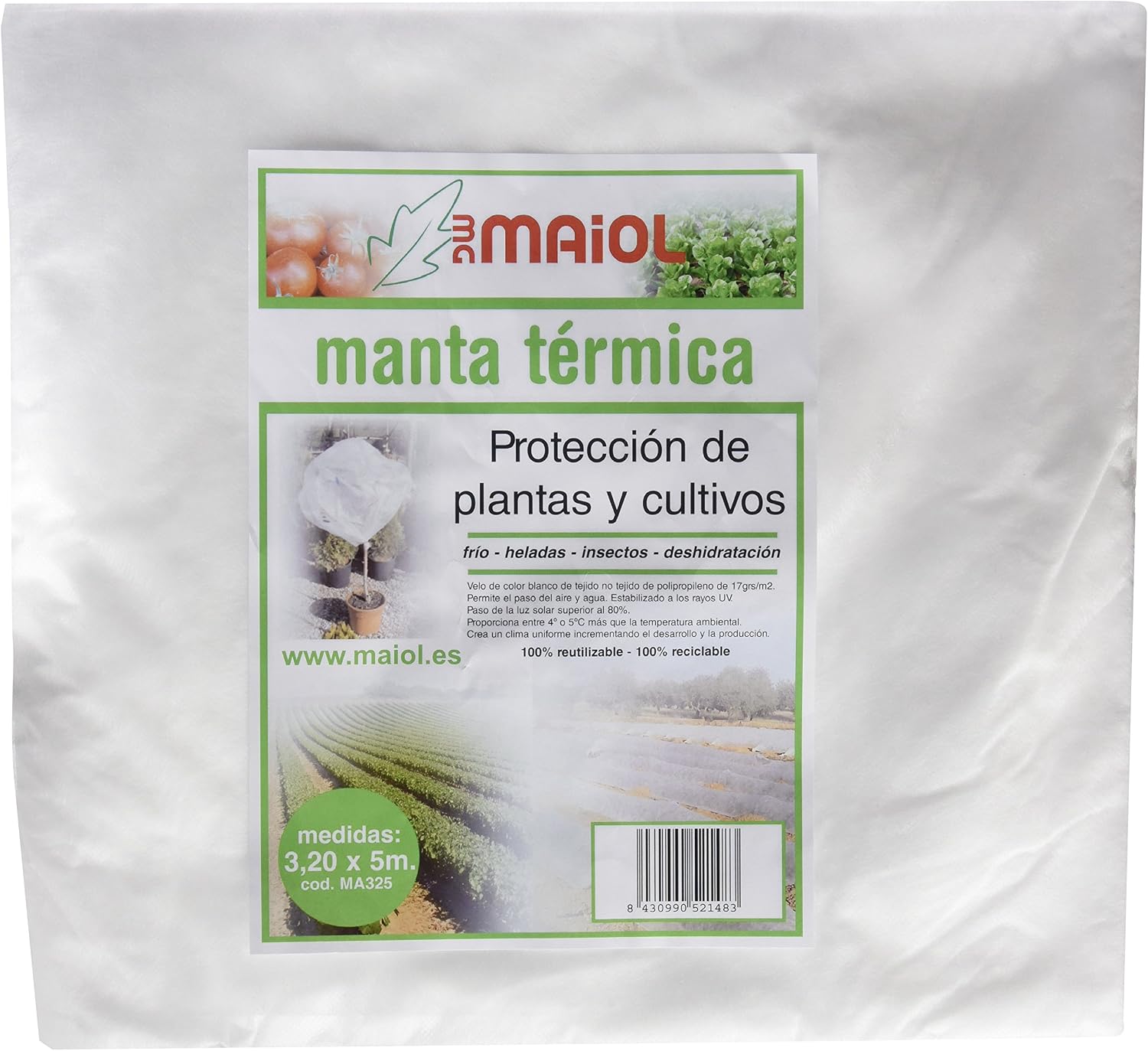Maiol MA325 - Manta térmica 3,20 x 5 m.: Amazon.es: Jardín