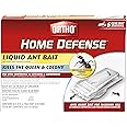 Ortho Home Defense Liquid Ant Bait - Kill the Ant Colony and the Queen, Use for Indoor Protection, Includes 6 Ant Trap Statio
