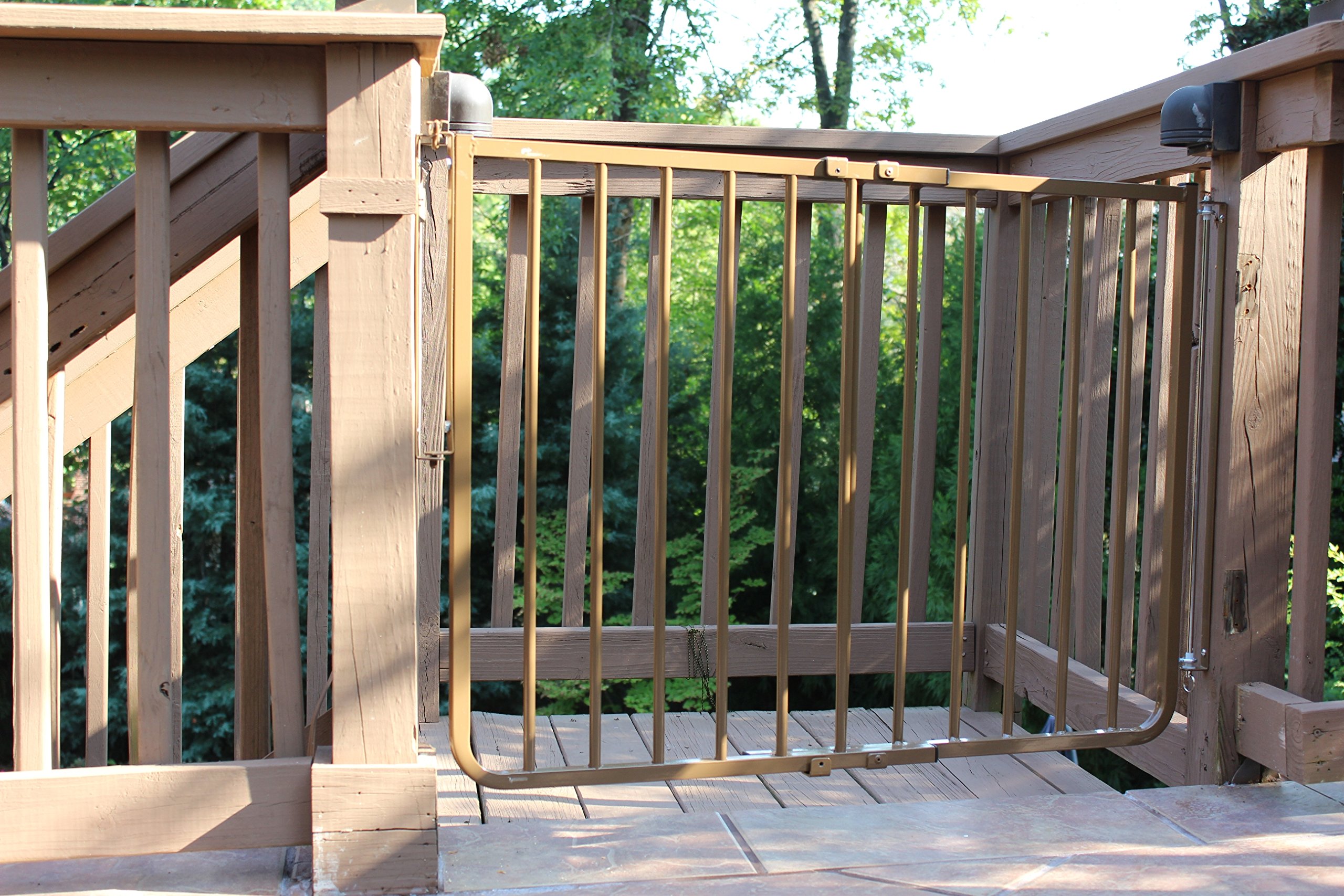 Cardinal Gates Outdoor Child Safety Gate, Brown eBay