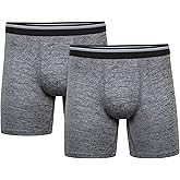 Gildan Men's Underwear Performance DriftKnit Modern Boxer Briefs, 2-Pack