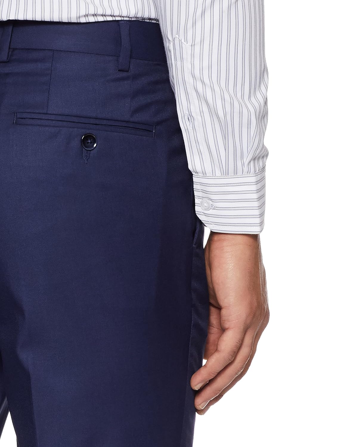 park avenue men's slim fit formal trousers