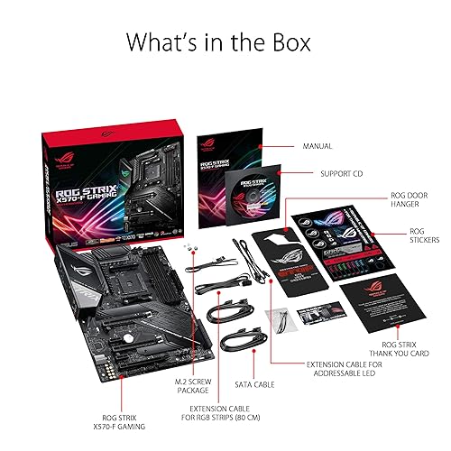 Asus ROG Strix Gaming AM4 AMD X570 ATX DDR4-SDRAM Motherboard in