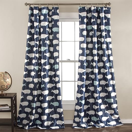 nursery curtains and lampshade set