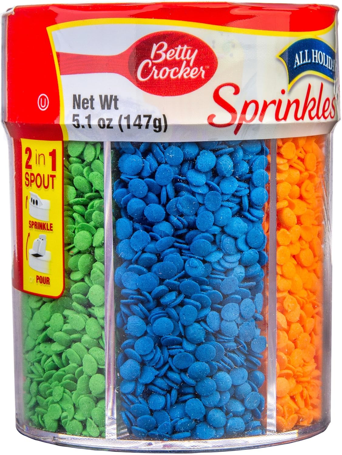 Betty Crocker 6-Cell Sprinkles All Holiday