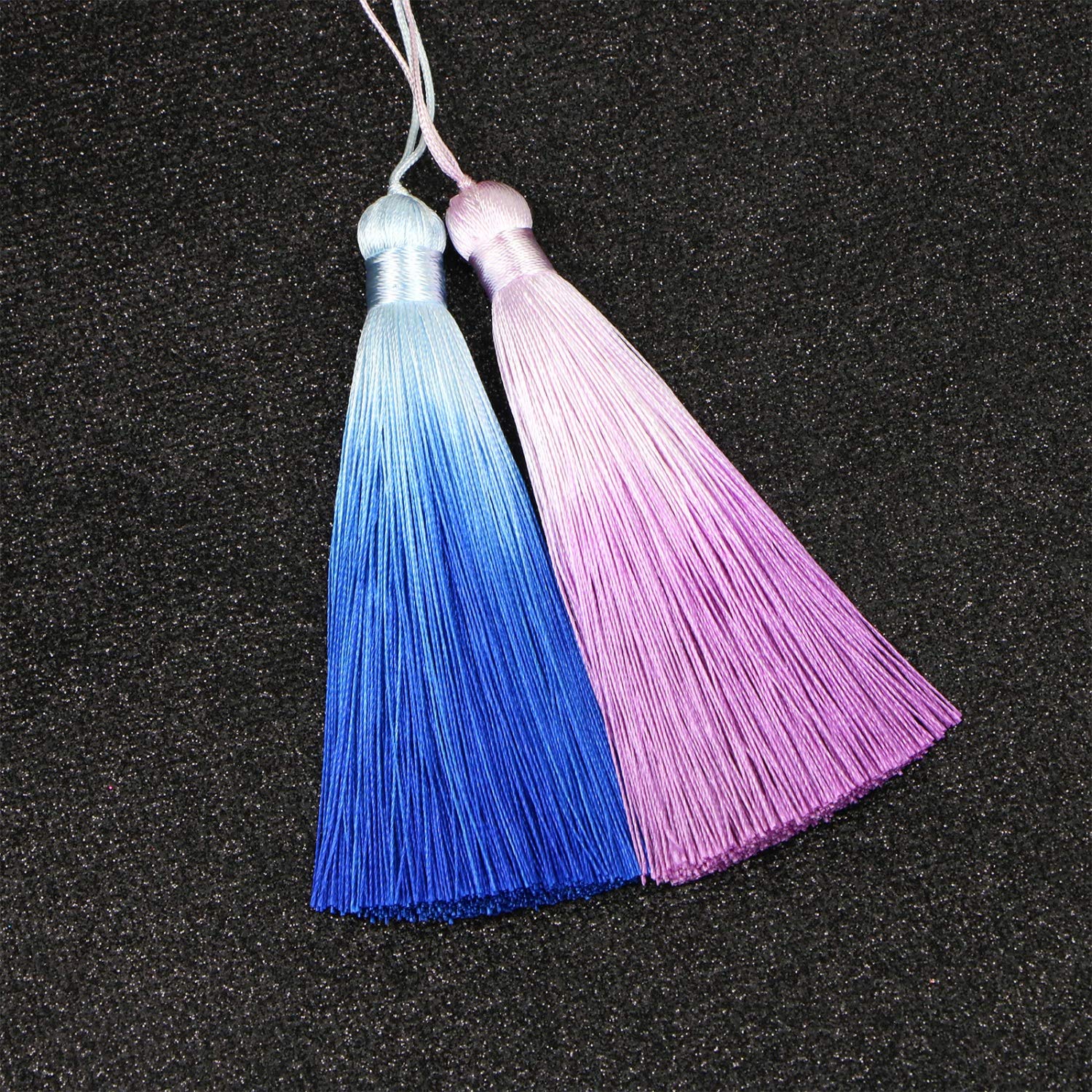 DIY Projects Monrocco 10 Pack Handmade Silky Floss Tassels with Cord