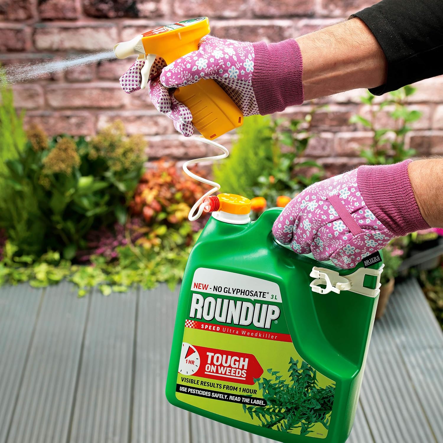 Roundup Speed Ultra (Glyphosate Free), Weedkiller, Manual Spray - 3 Litre - Image 5