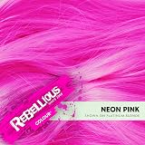 PaintGlow Rebellious 100ml Neon UV Pink Semi-Permanent Hair Dye view 2