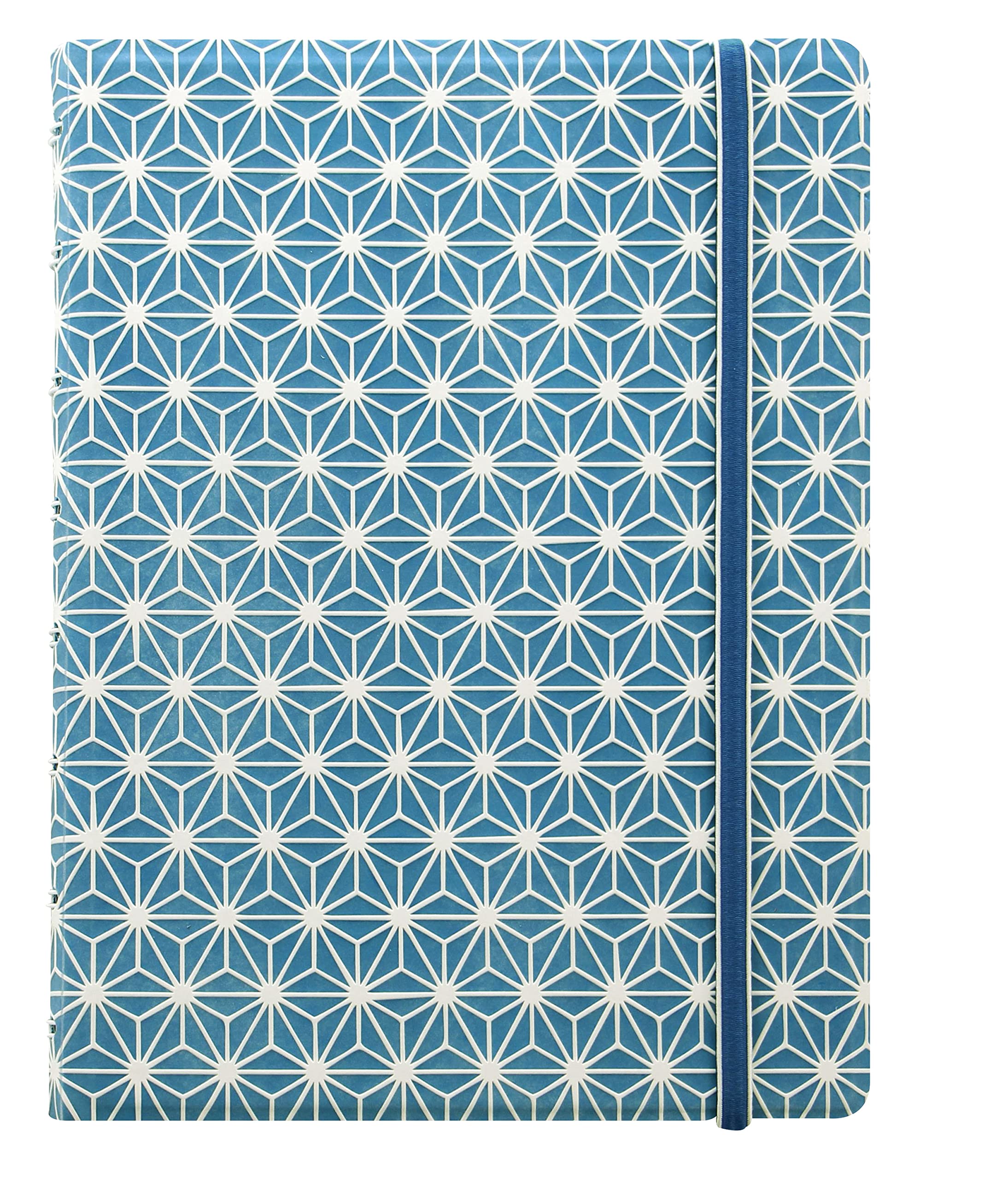 Filofax Impressions A5 refillable Notebook - Blue/White