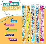 JFA Supplies Pack of 5 Spiral Glitter Wands 16 cm Assorted Colours Shapes view 6