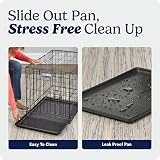 MidWest iCrate 36 Inch Two-Door Folding Dog Crate with Divider Panel view 7
