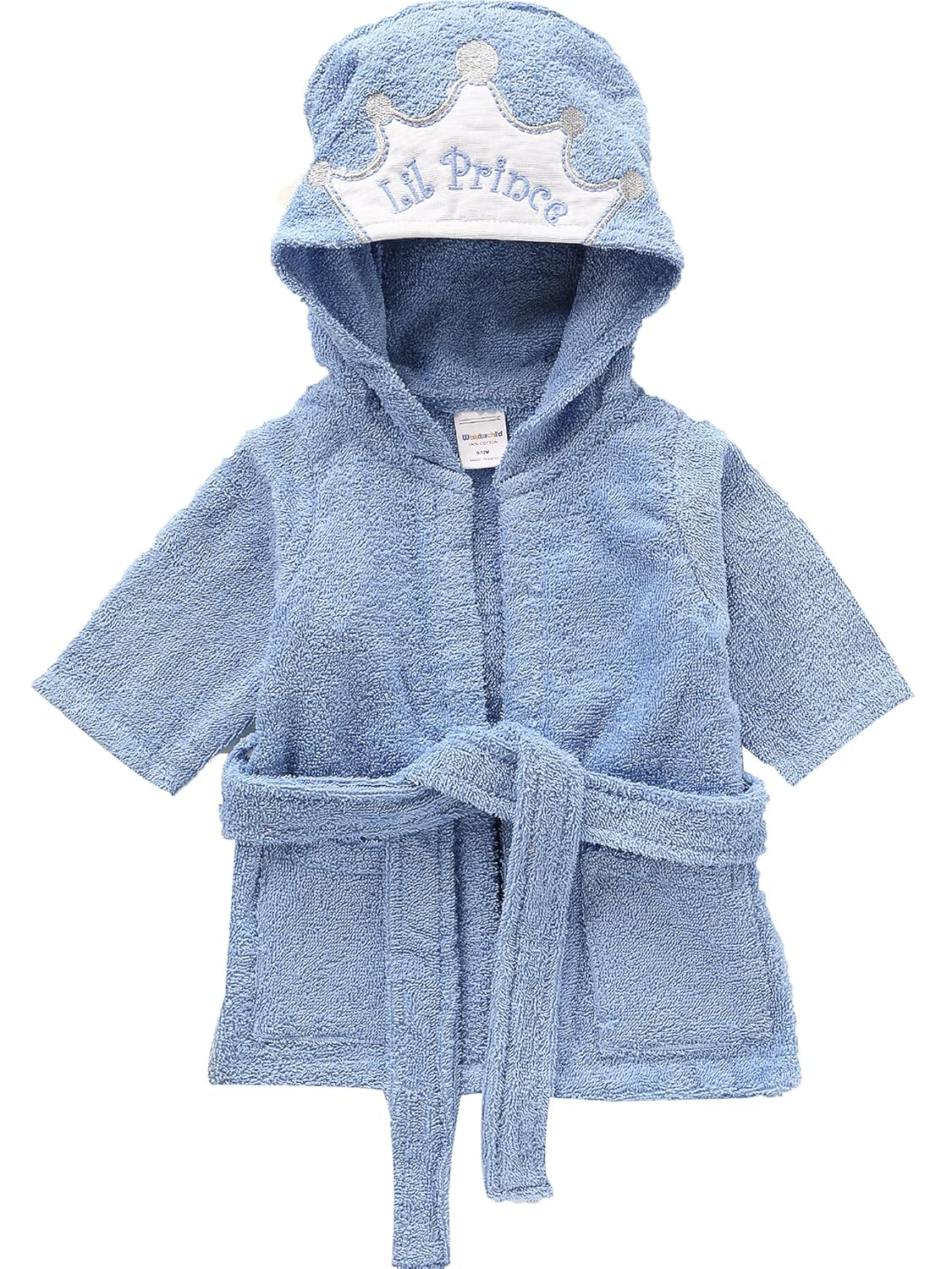 WONDERCHILD Baby Boys Girls Bathrobes for Toddlers/Kids Hooded Robes