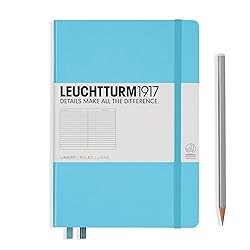 LEUCHTTURM1917 A5 Medium Hardcover Notebook, 6 X 8