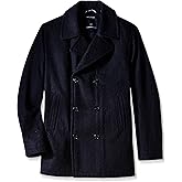 Nautica Men's Big & Tall Wool-Blend Peacoat