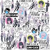 Link Click 50 Sticker Pack &ndash; Waterproof Vinyl Decals | Officially Licensed Link Click Stickers &ndash; Great for Water Bottles, Skateboards, Luggage, Laptops, Bumpers &amp; Cars