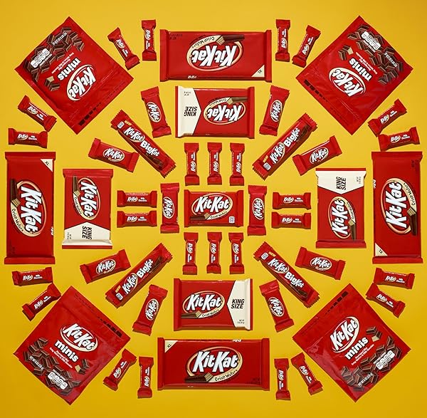 KIT KAT CHOCOLATE CANDY MINIS, KING SIZE (PACK OF 12)