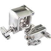 Pearl PCX200 Icon Drum Rack Square Rail Accessory Clamp with Rotating/Locking Adjustable Jaw for Secure Drum and Accessory Mounting on all Pearl Rack Systems.
