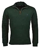 Polo Ralph Lauren Men's Half Zip Ribbed Mock Neck