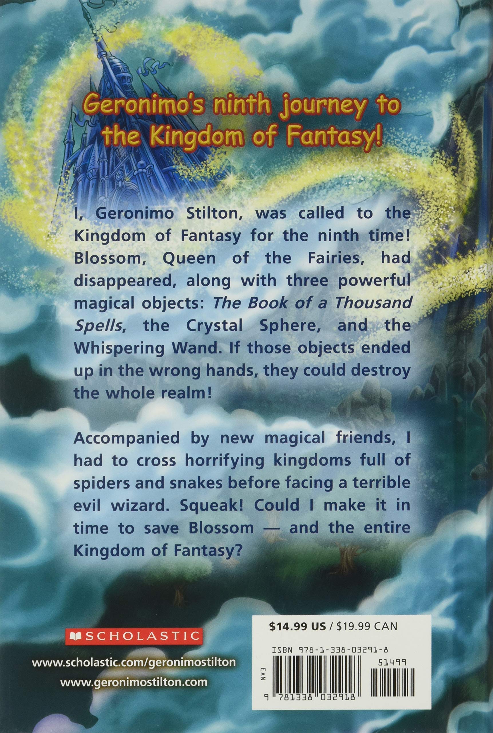 The Wizard S Wand Geronimo Stilton And The Kingdom Of Fantasy 9 9 Stilton Geronimo 9781338032918 Amazon Com Books