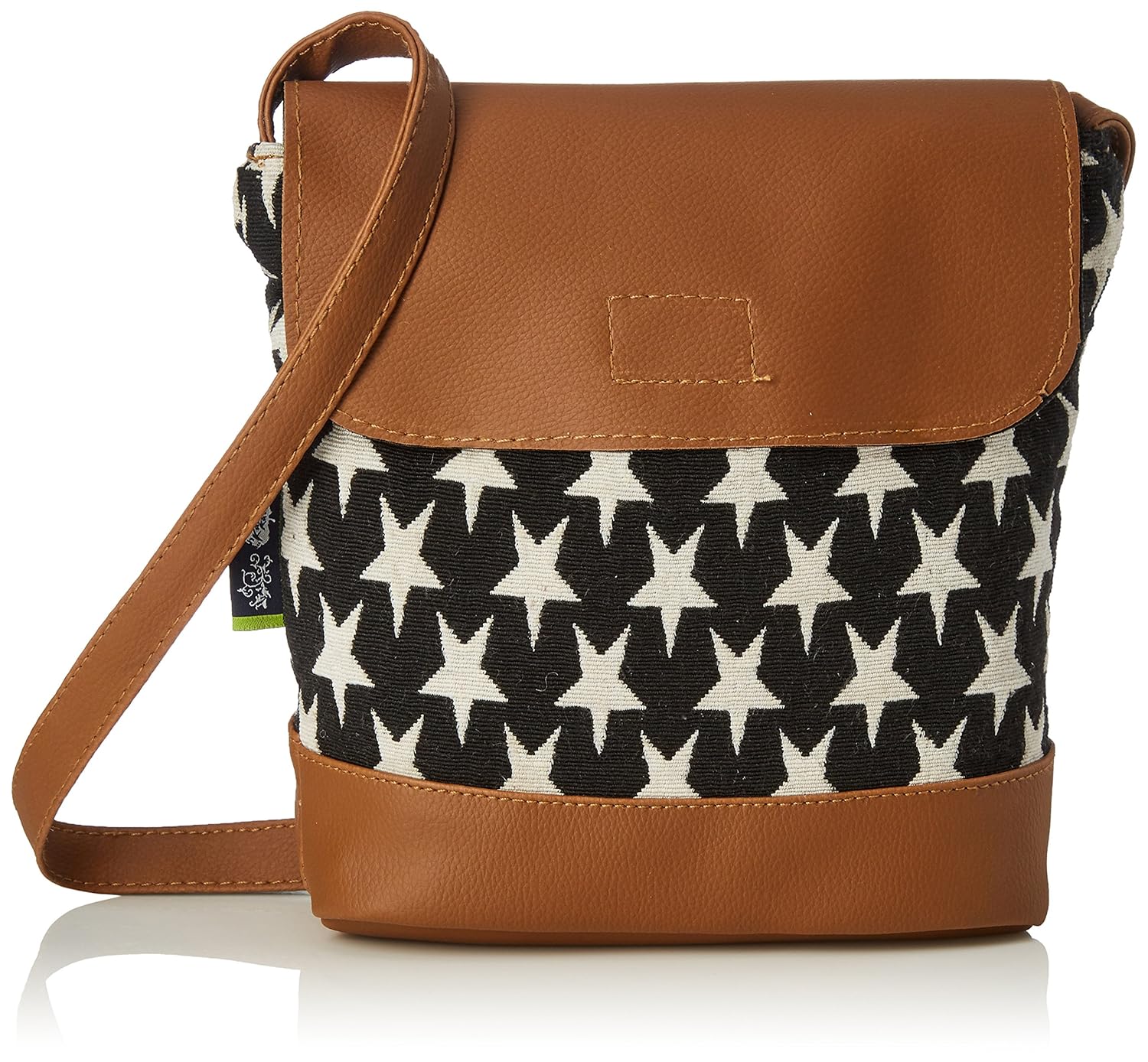 kanvas katha stylish jacquard sling collection women's bag (multi-color) ()