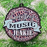 Country Music Junkie Ornament