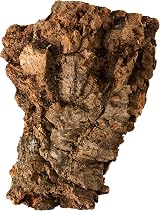 Komodo Habitat Bark Medium 28x18cm Natural Cork for Reptiles view 1