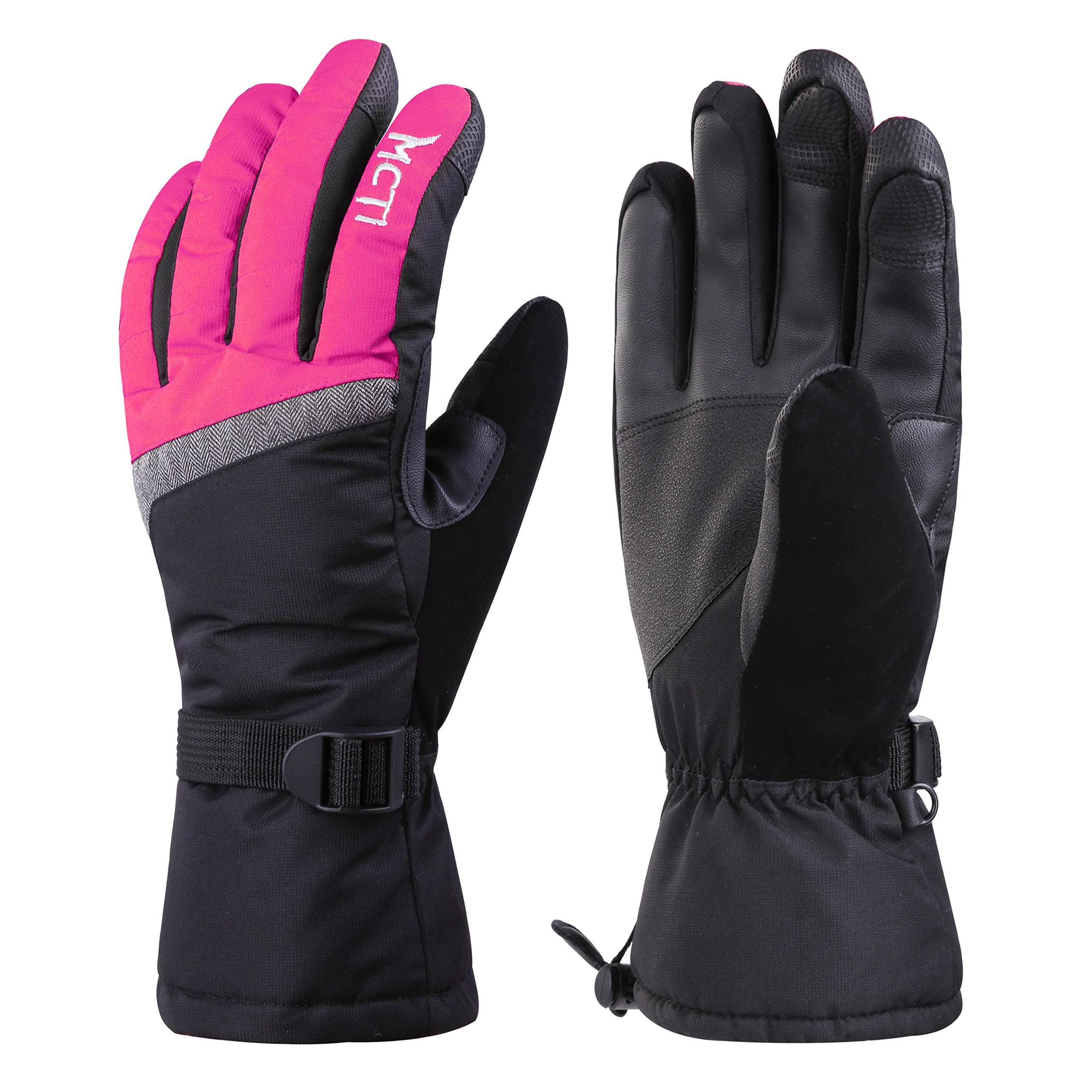 MCTi Ski Gloves,Winter Waterproof Snowboard Snow 3M Thinsulate Warm