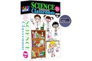 ULIXU Science Book Safe Storage Box with Real Pages Combination Lock Box Money Safe Book Storage Lock Boxes for Personal Items Large Capacity Diversion Safes Hold Phone,Cash