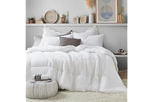 Byourbed Summertime - Coma Inducer® Oversized Queen Comforter - Cloud Dancer - White