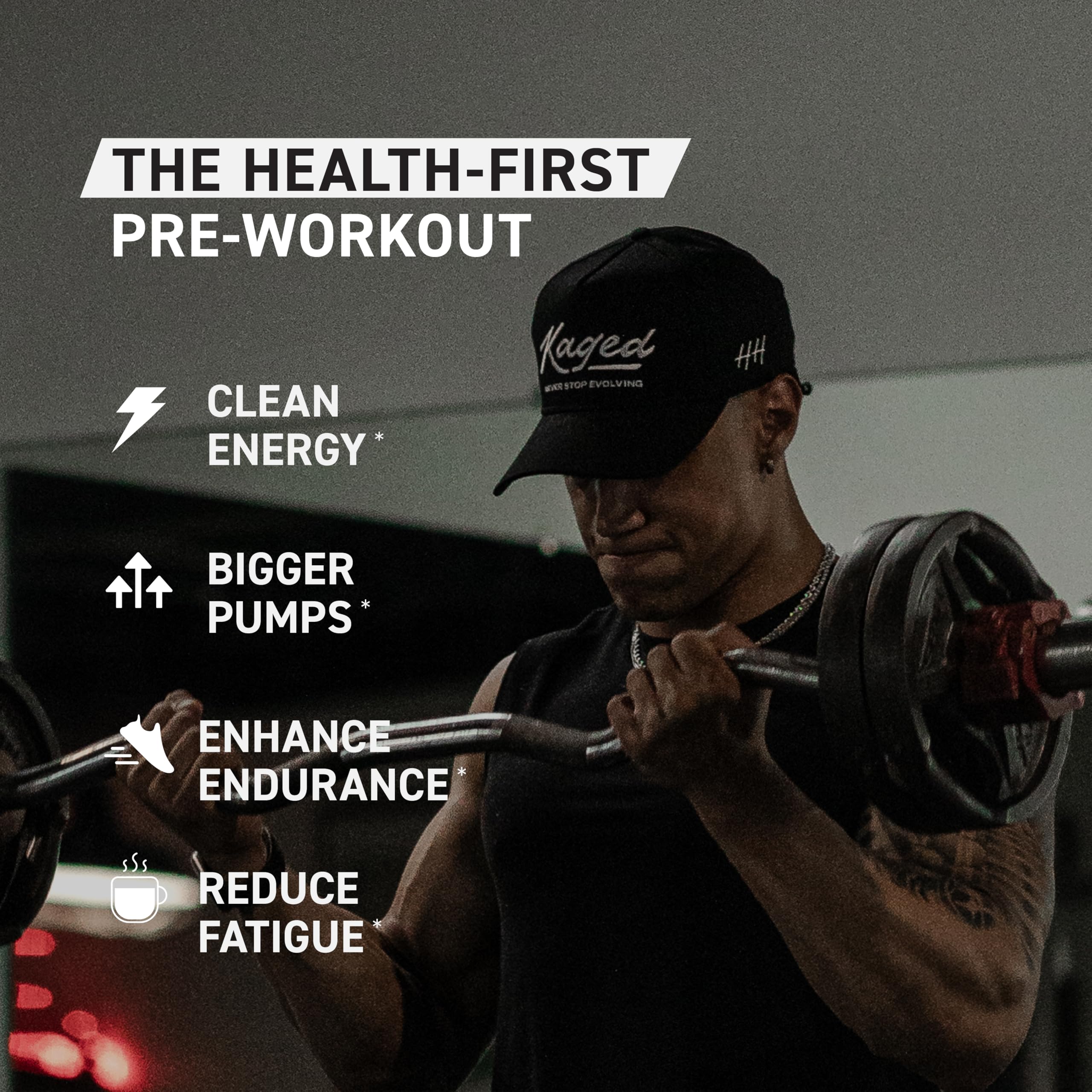 Kaged Original Pre-Workout Powder, Fruit Punch, Pre Formulated with Creatine, Beta Alanine, Pure Caffeine, 20 Servings