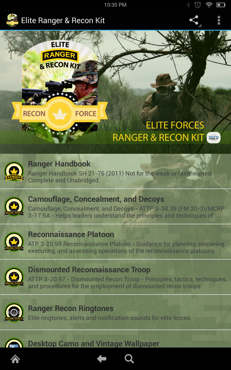 Elite Ranger Handbook and Recon Kit - Thumbnail 2