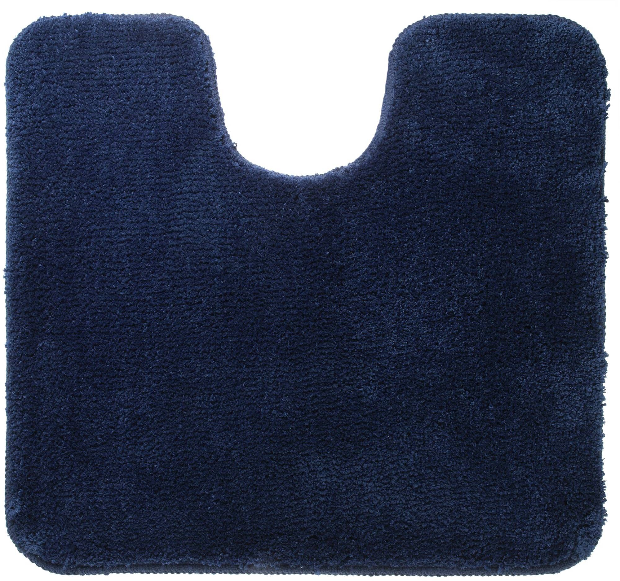 Sealskin Angora Pedestal Mat, Polyester, Blue, 55 x 2 x 60 cm