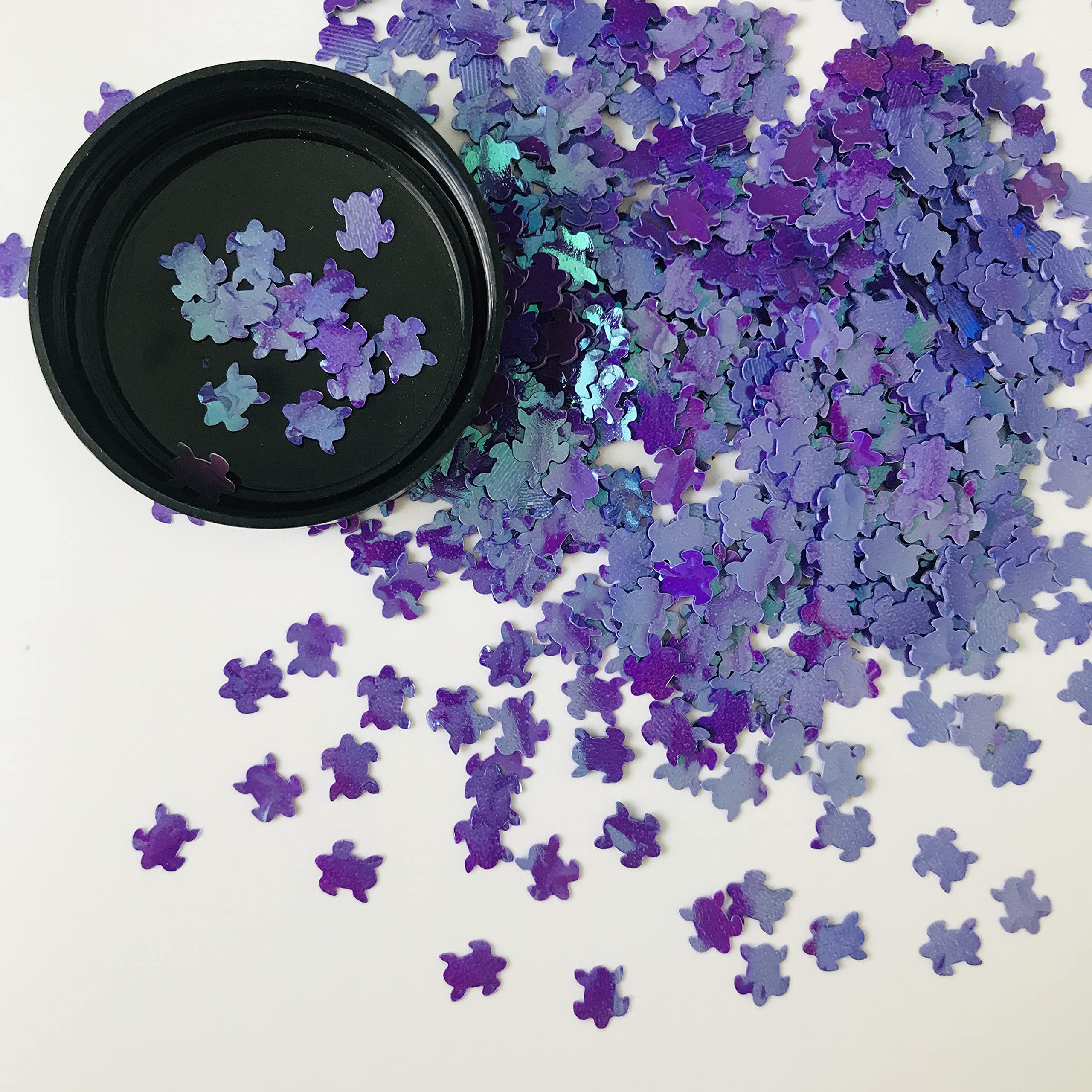 10 Grams/Pack - Sea Turtle Shape Glitter Sequins for Resin DIY Making Art Craft Nail Makeup Decoration Accessories C06R